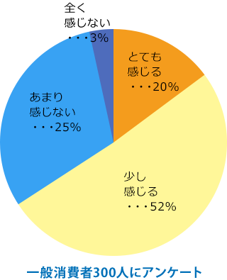 一般消費者300人にアンケート